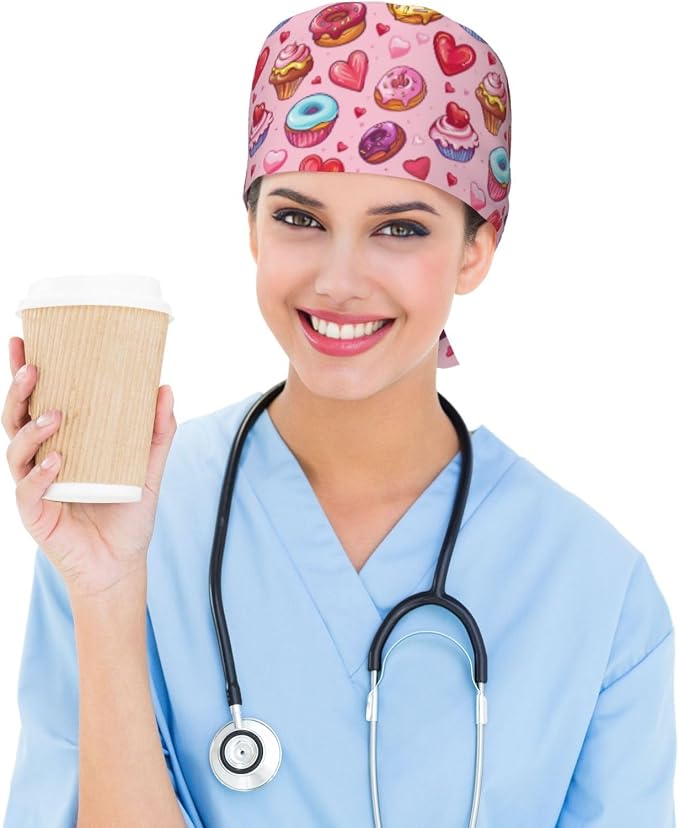 Alligator Ice Cream Working Cap, Scrub Cap - Image 6