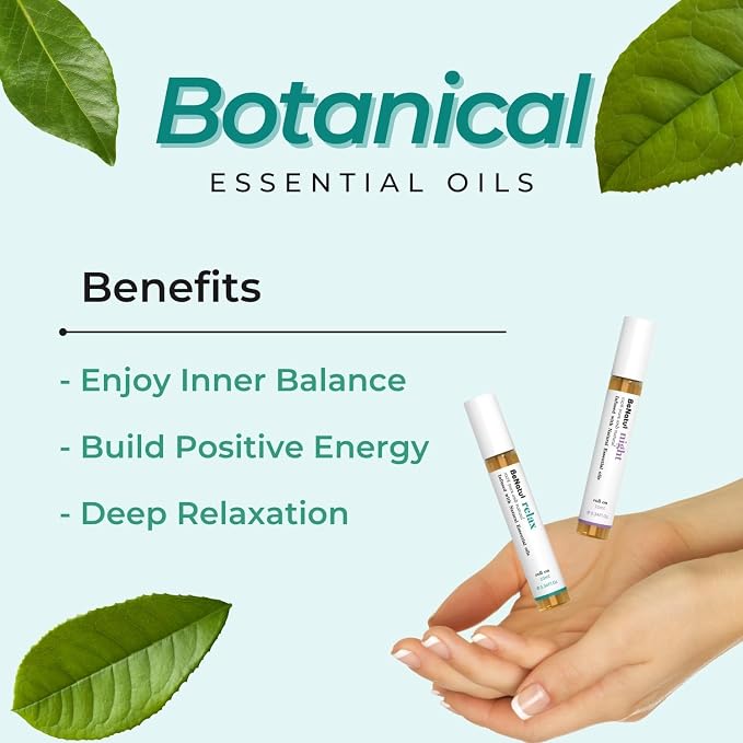 Essential Oil Set, Aromatherapy Roll On Blends - Image 2