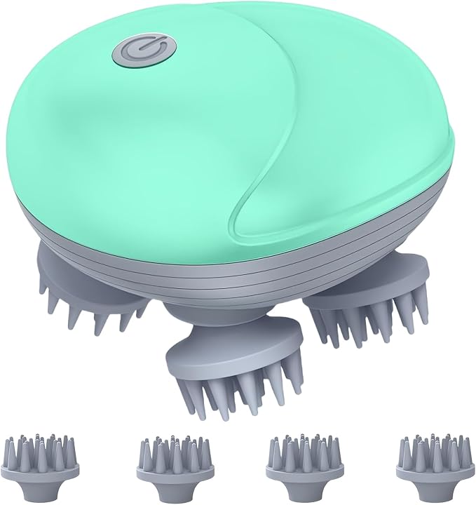 Electric Scalp Massager for Men Women, Handheld Cat Dog Pet Head Massager by Unknown
