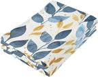 Blue and Gold Leave Branches Hand Towels - Image 7