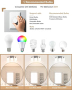 Sailstar Bathroom Light Fixtures Over Mirror, 3-Light Vanity Lights Brushed - Image 4