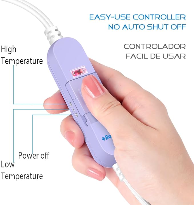 Boncare® Stay-On Small Vinyl Electric Heating Pad - Image 3