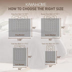 KAWAHOME Sherpa Fleece Queen Size Blanket - Image 2
