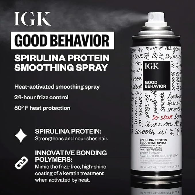 IGK ANTISOCIAL Mask + GOOD BEHAVIOR Hair Treatment Set | Frizz Control and - Image 4