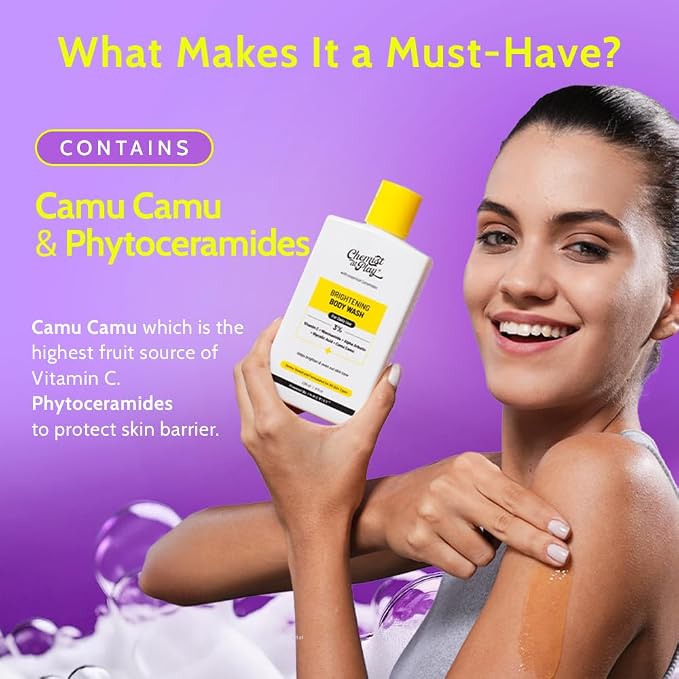 Chemist at Play Brightening Body Wash | Glowing Skin Vitamin C Bodywash | Helps - Image 3