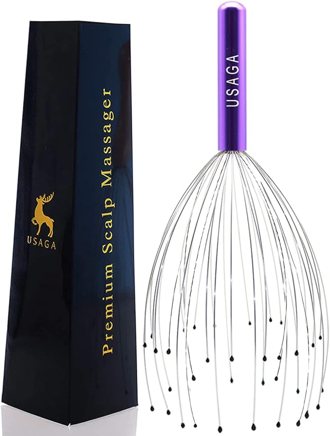 USAGA 36 Fingers Head Massager Scalp Massager Head Scratcher, Stocking Stuffers by USAGA