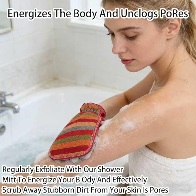3Pcs Exfoliating Gloves, Exfoliating Glove - Image 5