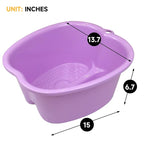 Extra-Large Foot Bath Soak Tub 2-Pack – Durable Massage Basins - Image 7