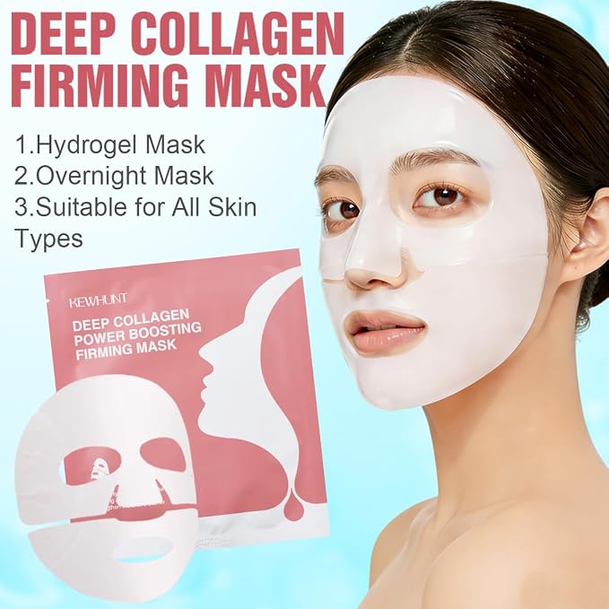 Deep Collagen Face Mask Overnight, Bio- Collagen Mask Real Deep Mask, Hydrating - Image 5