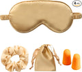 Silk Satin Sleeping Eye Mask, Soft Breathable Blackout Eyeshade Eye Cover by LCBD