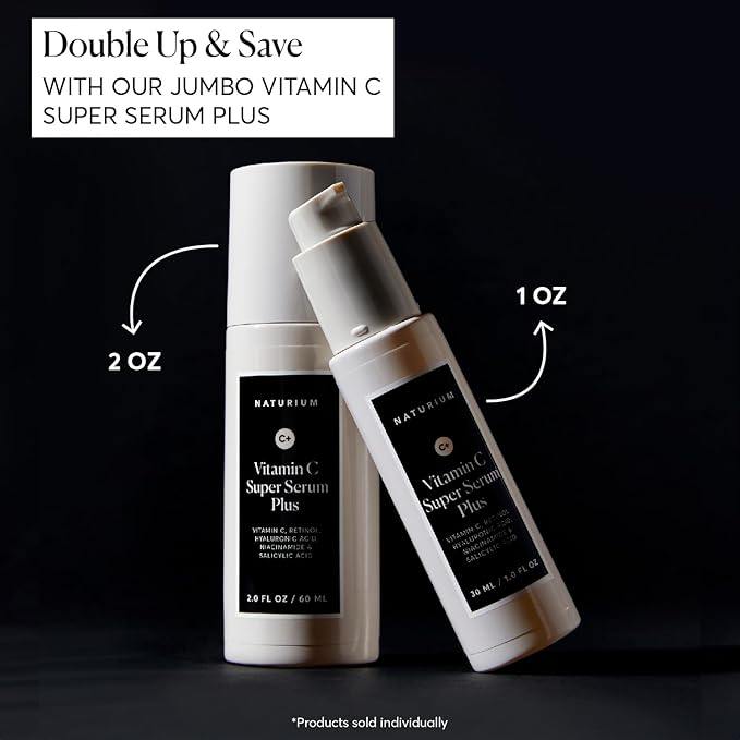 Naturium Vitamin C Super Serum Plus, Smoothing Face Care, plus Retinol - Image 3