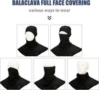 SATINIOR 3 Piece Balaclava Face Cover Sun Protection Neck Cover Summer - Image 2