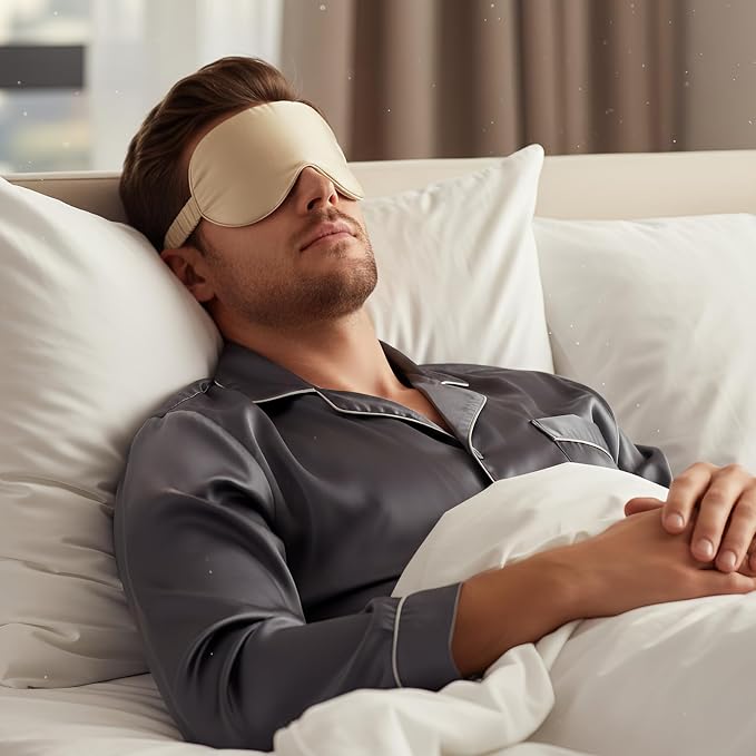 Luxury 22 Momme Mulberry Silk Eye Mask - Image 4