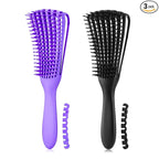 Hair Brush, Detangling Brush for Afro America/African Hair Textured 3a to 4c by Unknown