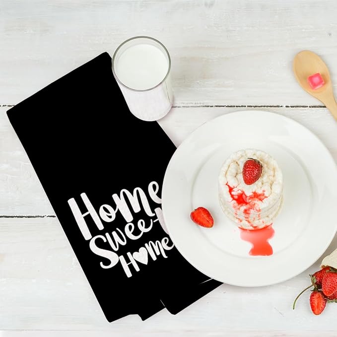 2PCS Cute Heart Love Home Sweet Home Valentine's Kitchen Towels, Valentines Day - Image 6