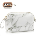OCHEAL Small Marble Makeup Bag, Small Cosmetic Bags by OCHEAL