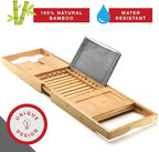Luxury Foldable Bathtub Tray Caddy - Image 7