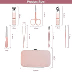 WOXVM Premium Manicure Set, 7 in 1 Professional Nail Clippers Scissors Pedicure - Image 2