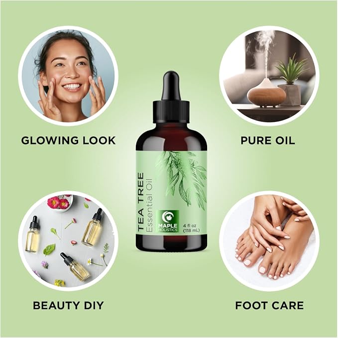 Pure Tea Tree Oil for Hair Skin and Nails - Image 4