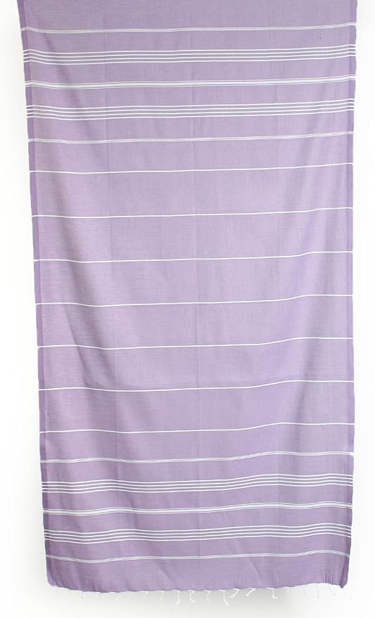 Cacala Lightweight and Thin Turkish Beach Towel 100% Cotton Sand-Free and - Image 4