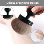 Body Makeup Brush Extra Large Oval Self Tanning Brush Multipurpose 74mm - Image 3