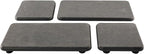 NiuYichee Set of 4 Water Absorbent Diatomite Coasters, Diatomaceous Earth by NiuYichee