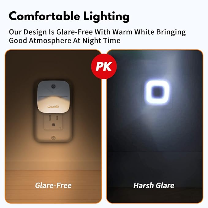 LuxLumin LED Night Lights Plug into Wall - Image 3