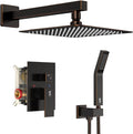 SR SUN RISE Oil Rubbed Bronze Shower System 12 Inches Brass Bathroom Luxury by SRSUNRISE