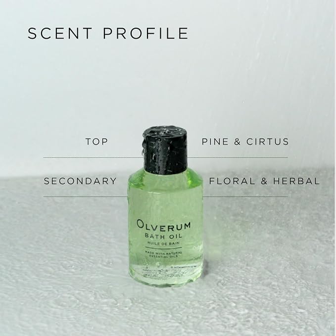 OLVERUM - Natural Bath Oil | Vegan, Cruelty-Free, Revitalizing Clean Beauty - Image 4