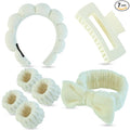 7 Pcs Spa Set, Facial Headband and Wristband Set, Skincare Accessories by Unknown