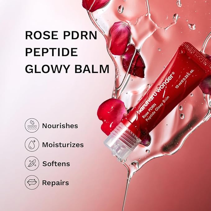 haruharu wonder Rose PDRN Peptide Glowy Balm, Instant Moisture, Repairs Dry - Image 2