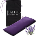 Lotus Weighted Lavender Eye Pillow – Purple Eye Mask by NolavaDesigns
