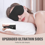 YIVIEW Sleep Mask for Side Sleeper, Complete Light Blocking 3D Sleeping Eye Mask - Image 2