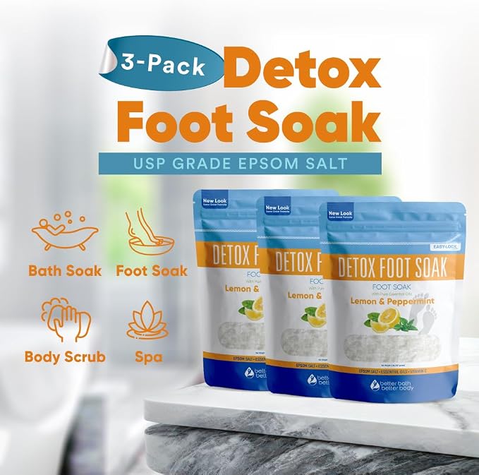 Detox Foot Soak Epsom Salt Soothing Soaks and Athlete's Foot Detox - Image 5