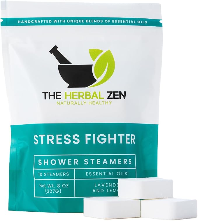Stress Fighter Shower Steamers Aromatherapy by TheHerbalZen
