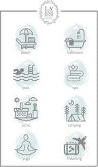 Morrocan Beach Towel | Cotton Blanket Throws, Sand Free, Quick Dry, Turkish - Image 7