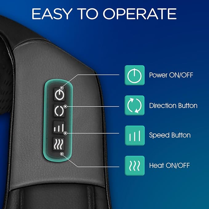 VOYOR-HEALTH Shiatsu Neck and Back Massager - Image 3