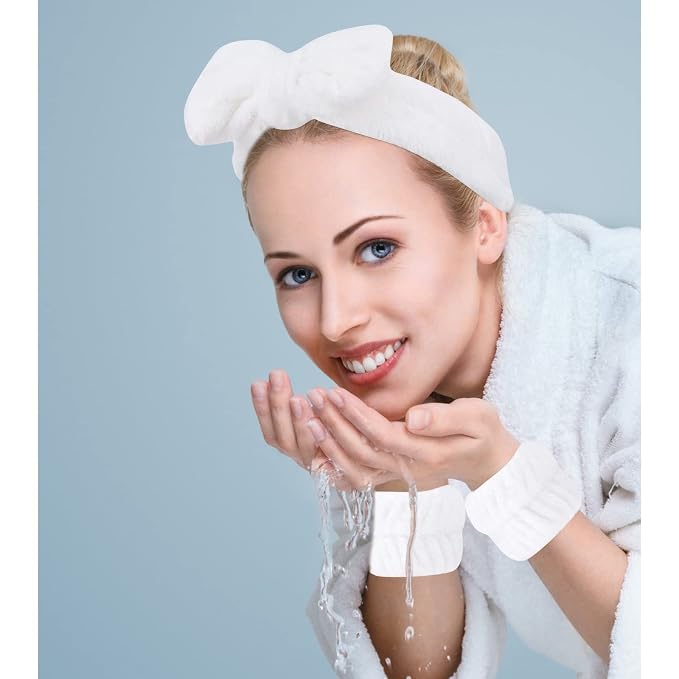 12PCS Spa Headband and Wrist Towels - Image 5