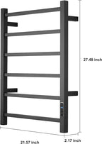 Heated Towel Racks for Bathroom, Wall Mounted Electric Towel Warmer Racks - Image 4