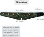 ALASKA BEAR Wraparound Style Silk Eye Mask, Big Wide Headband and Large - Image 5