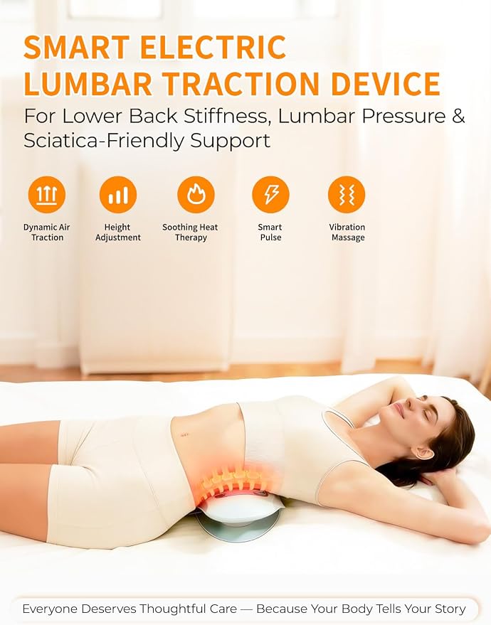 Smart Lower Back Massager with Soothing Warm Therapy & Air Traction – Spinal - Image 2
