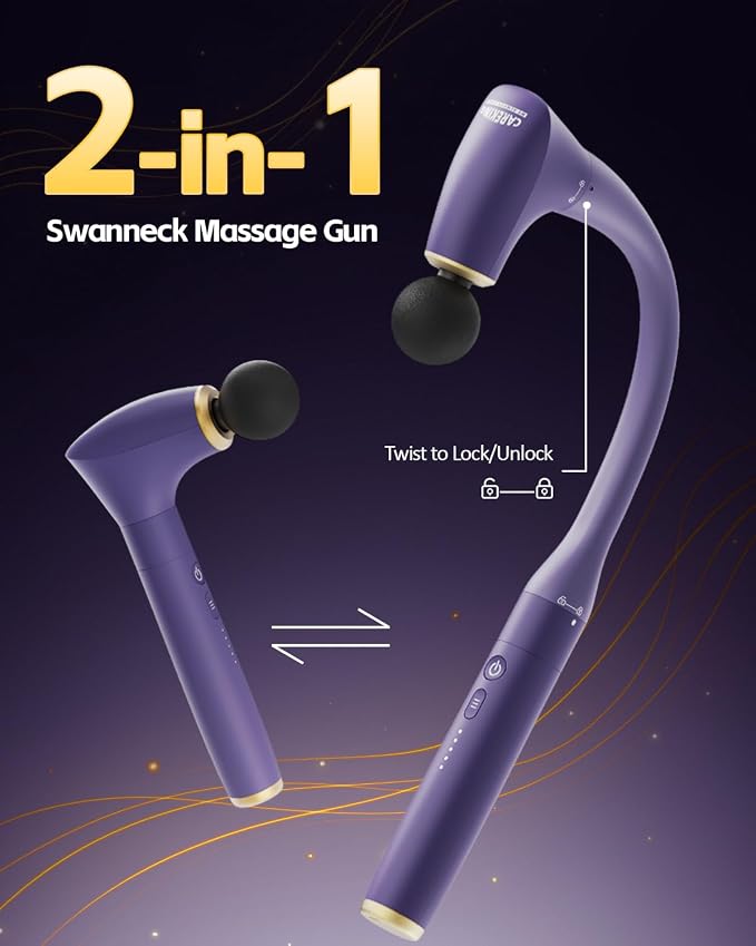2-in-1 Detachable Muscle Massage Gun Deep Tissue - Image 3