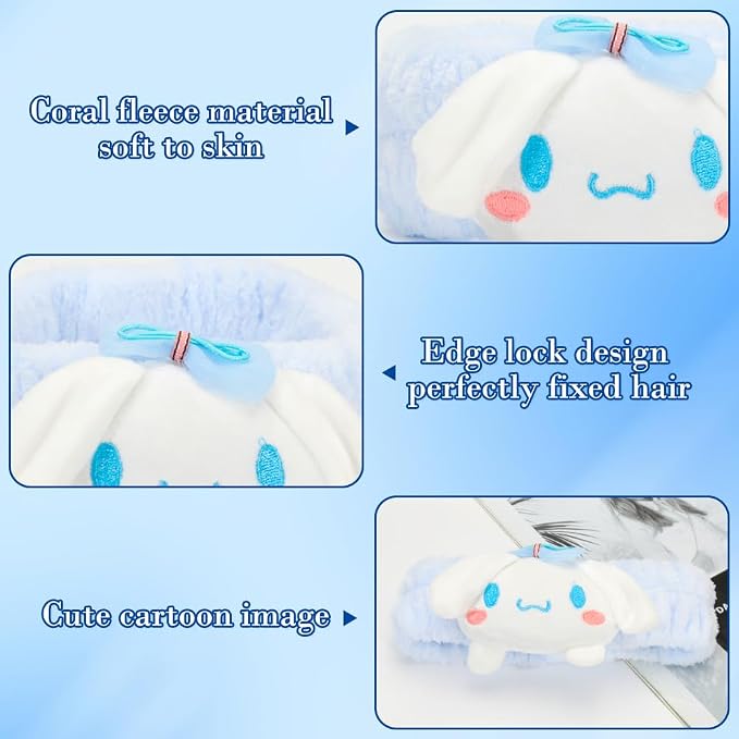 PERFECTSIGHT Kawaii Headband for Spa, Washing Face, Party - Image 3