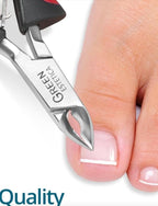 Cuticle Trimmer with Non-Slip Grip Handle Professional Stainless Steel Cuticle - Image 4