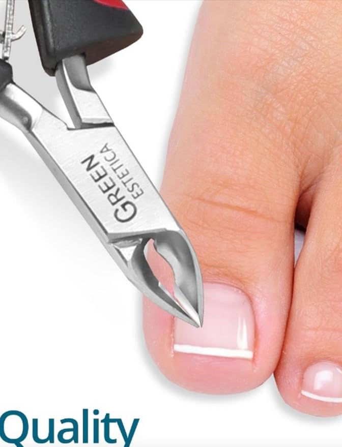 Cuticle Trimmer with Non-Slip Grip Handle Professional Stainless Steel Cuticle - Image 4