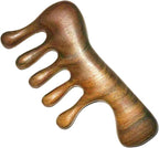 OULIGET Wood Gua Sha Massage Tools Set, Scraping Scalp Massage Comb, Natural by OULIGET