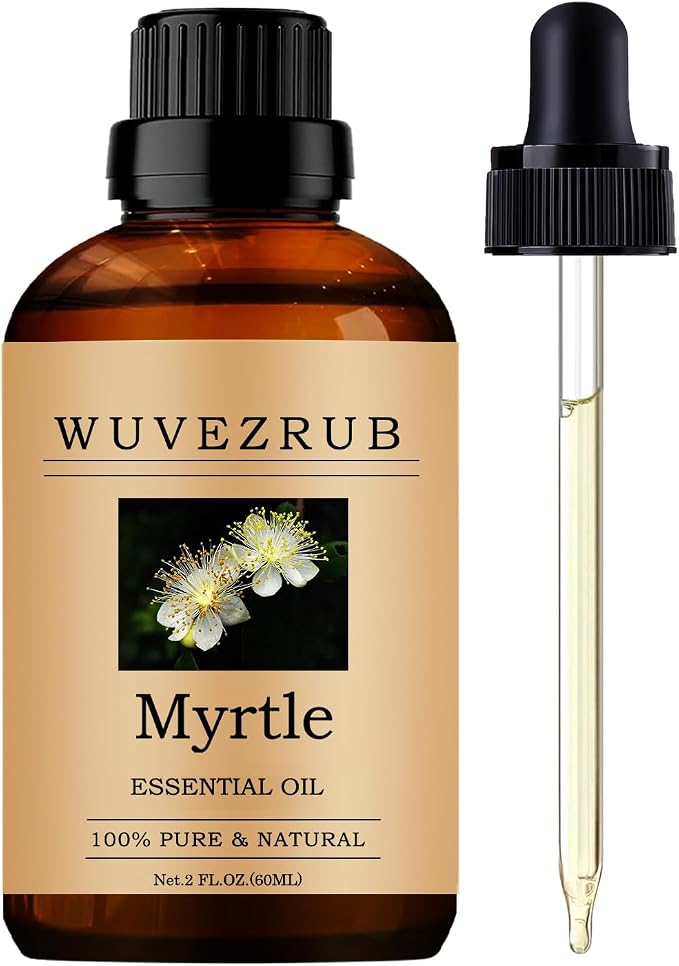 Myrtle Essential Oils, 60ML Pure and Natural Essential Oil by WUVEZRUB
