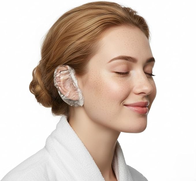 Disposable Ear Covers – 600 Pcs Soft Elastic Plastic Ear Caps by Unknown