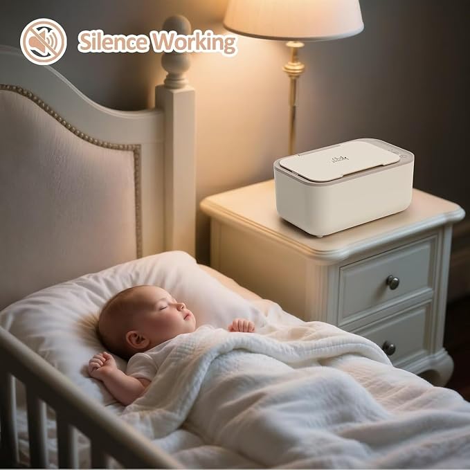 Chefhandy Baby Wipe Warmer & Wet Wipes Dispenser, 3-Mode Temperature Control - Image 8