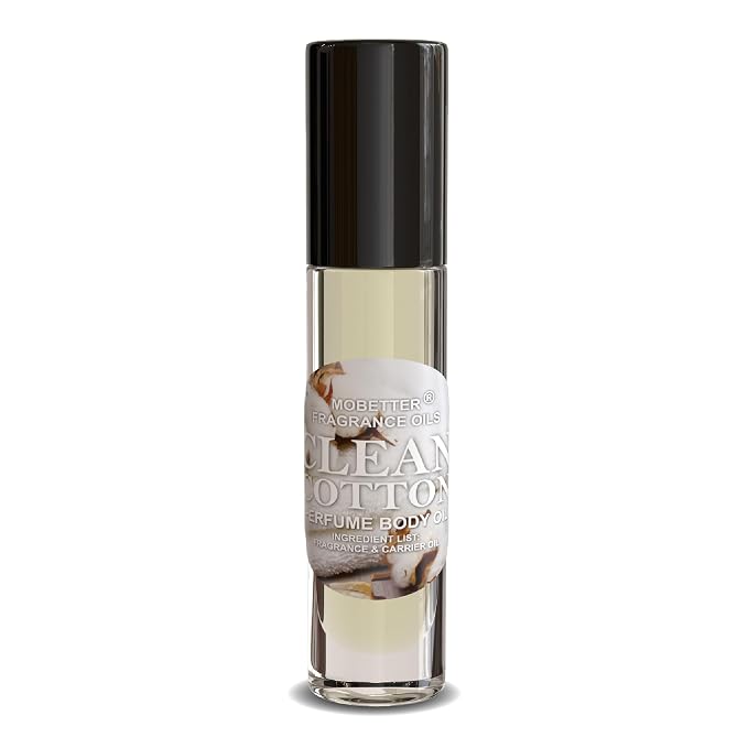 MOBETTER FRAGRANCE OILS Clean Cotton Perfume Body Oil by MOBETTERFRAGRANCEOILS